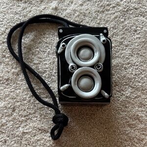 NWOT Timmy Woods Black and Silver Binocular Bag